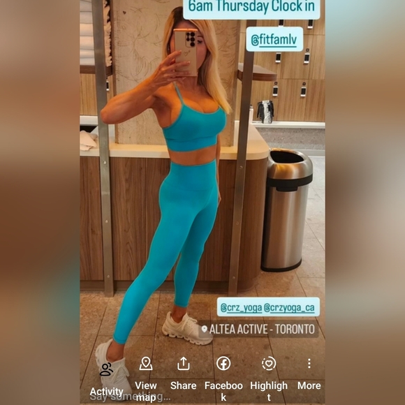 CRZ YOGA Pants - CRZ YOGA Turquoise Pants & Jumpsuit Set